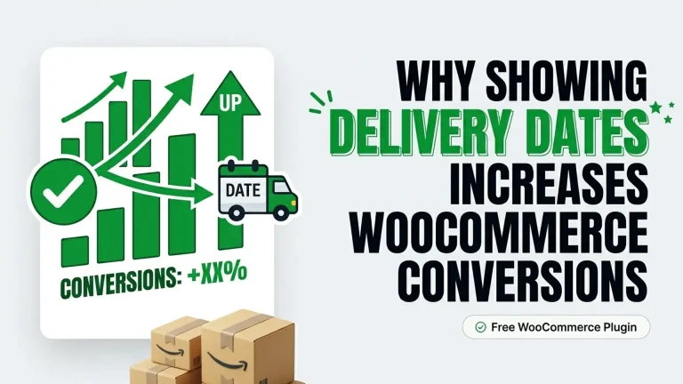 WooCommerce estimated delivery date