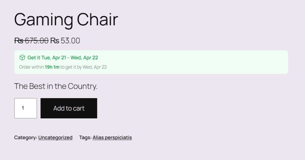 Amazon-Style Delivery Dates in WooCommerce