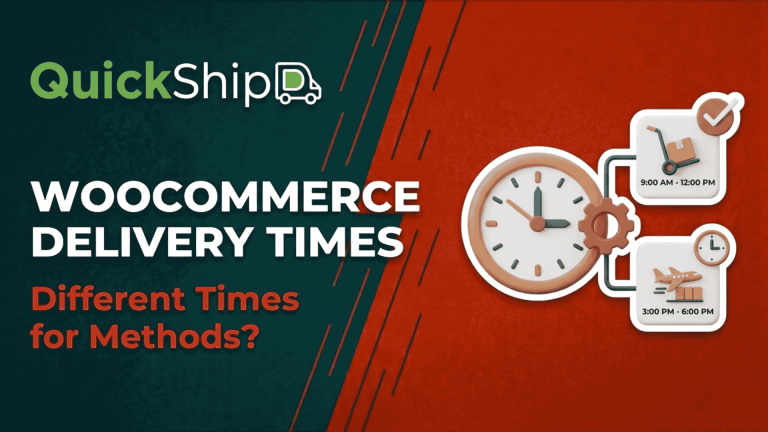 Set Different Delivery Times for Different Shipping Methods