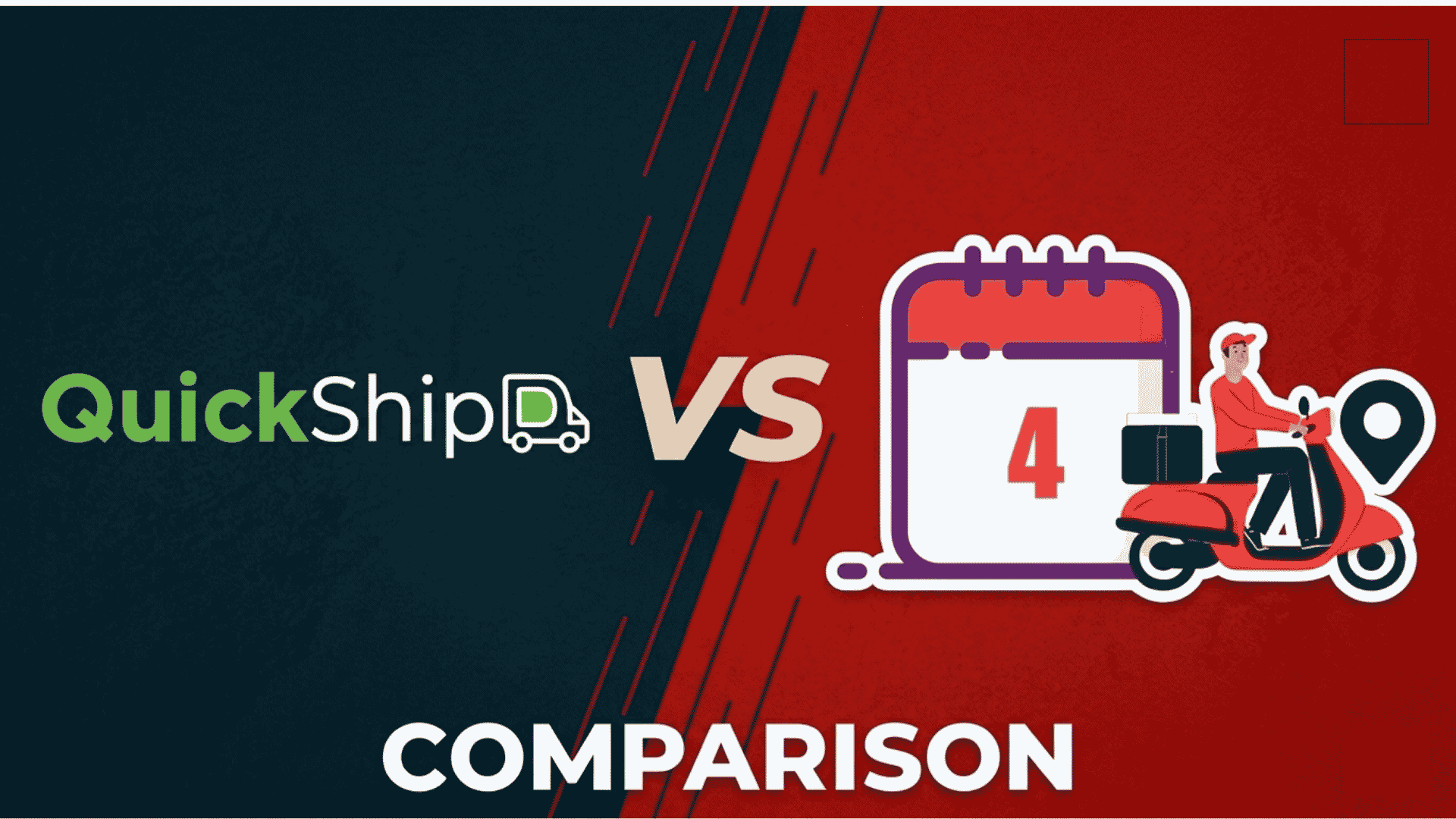 QuickShipD vs Estimated Delivery Date comparison
